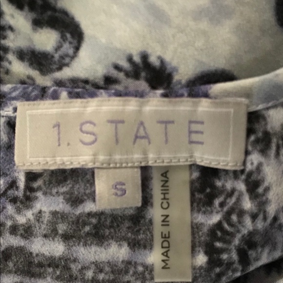 1. STATE Sleeveless Blue Top NEW WITHOUT TAGS Size Small - Picture 7 of 8